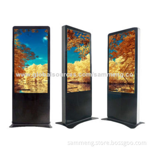 65-inch 3G/Wi-Fi Floor Standing LCD Advertising Players, 450cd/m² DDR3-1GB